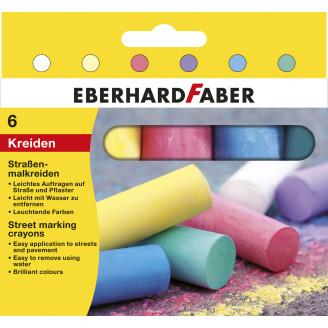 CRETA 6 CULORI DESEN ASFALT EBERHARD FABER