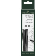 CUTIE 20 BUC CARBUNE NATURAL PITT MONOCHROME 3-6MM FABER-CASTELL