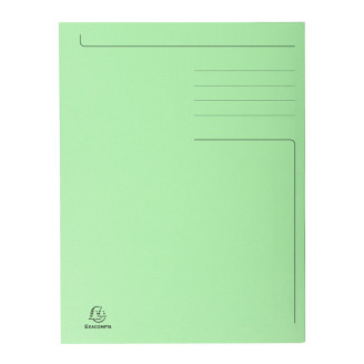 DOSAR CARTON PLIC VERDE EXACOMPTA