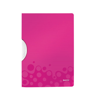 DOSAR PLASTIC CU CLIP ROZ METALIZAT COLORCLIP WOW LEITZ DOSAR PLASTIC CU CLIP ROZ METALIZAT COLORCLIP WOW LEITZ