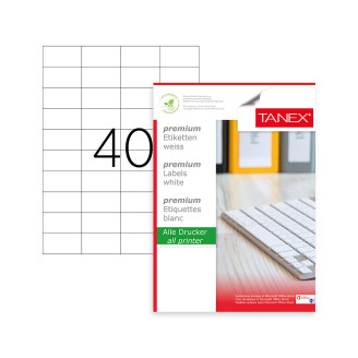 ETICHETE 40/A4 52.5*29.7MM COLTURI DREPTE 100/TOP TANEX ETICHETE 40/A4 52.5*29.7MM COLTURI DREPTE 100/TOP TANEX