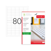 ETICHETE 80/A4 37*14.25MM COLTURI DREPTE 100/TOP TANEX ETICHETE 80/A4 37*14.25MM COLTURI DREPTE 100/TOP TANEX