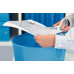 FOARFECA BIROU 20.5CM ALBASTRU METALIZAT WOW TITANIUM LEITZ