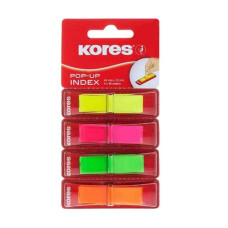 INDEX PLASTIC 12*45MM 4 CULORI*40 FILE KORES INDEX PLASTIC 12*45MM 4 CULORI*40 FILE KORES