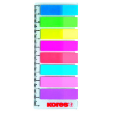 INDEX PLASTIC 12*45MM 8 CULORI*15 FILE RIGLA KORES INDEX PLASTIC 12*45MM 8 CULORI*15 FILE RIGLA KORES