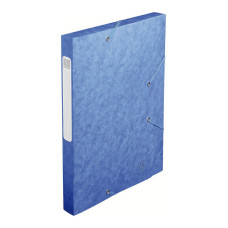 MAPA CARTON CU BURDUF SI ELASTIC 2.5CM ALBASTRU EXACOMPTA MAPA CARTON CU BURDUF SI ELASTIC 2.5CM ALBASTRU EXACOMPTA