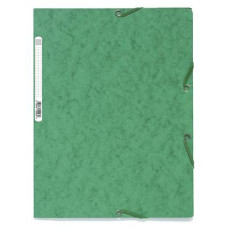 MAPA CARTON CU ELASTIC 400G VERDE EXACOMPTA