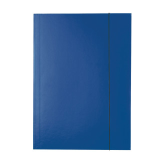 MAPA CARTON CU ELASTIC ALBASTRU INCHIS ECONOMY ESSELTE