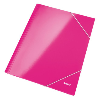 MAPA CARTON CU ELASTIC ROZ METALIZAT WOW LEITZ MAPA CARTON CU ELASTIC ROZ METALIZAT WOW LEITZ