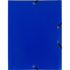 MAPA PLASTIC CU ELASTIC A4 ALBASTRU EXACOMPTA