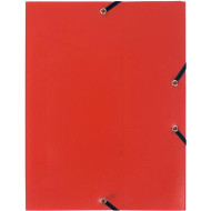 MAPA PLASTIC CU ELASTIC A4 ROSU EXACOMPTA