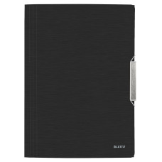 MAPA PLASTIC CU ELASTIC NEGRU SATIN STYLE LEITZ