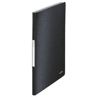 MAPA PREZENTARE 40 FOLII NEGRU-SATIN STYLE LEITZ