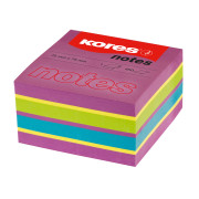 NOTES ADEZIV 75*75MM NEON MIXT SPRING 450 FILE KORES