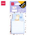 NOTES ADEZIV LINIAT ANIMALE 76*50MM 20 FILE DELI