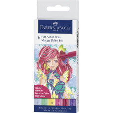 PITT ARTIST PEN MANGA SET 6 SHOJO 2019 FABER-CASTELL PITT ARTIST PEN MANGA SET 6 SHOJO 2019 FABER-CASTELL