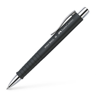 PIX CU MECANISM SI GRIP NEGRU POLY BALL FABER-CASTELL PIX CU MECANISM SI GRIP NEGRU POLY BALL FABER-CASTELL