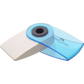 RADIERA CREION SLEEVE MINI CULORI TRANSPARENTE FABER-CASTELL