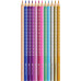 SET CADOU 12 CREIOANE COLORATE SPARKLE FABER-CASTELL SET CADOU 12 CREIOANE COLORATE SPARKLE FABER-CASTELL