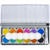 ACUARELE 12 CULORI DETASABILE + PALETA+TUB ALB EBERHARD FABER