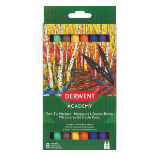 MARKERE 2 CAPETE VARF PENSULA 8 BUC/SET DERWENT ACADEMY
