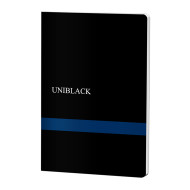 CAIET A4 60 FILE DICTANDO COPERTA PP ALBASTRA UNIBLACK PIGNA