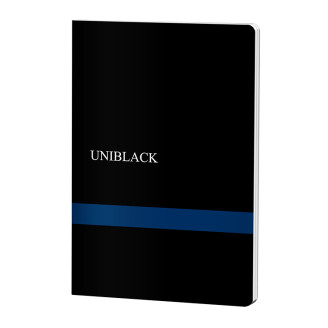 CAIET A4 60 FILE DICTANDO 70G COPERTA PP ALBASTRA UNIBLACK PIGNA