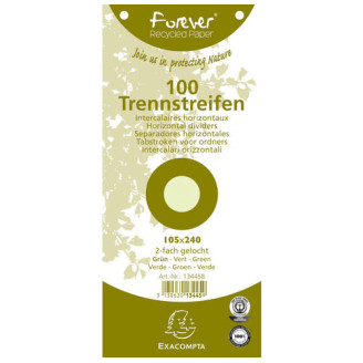 SEPARATOARE CARTON 105*240 MM VERZI EXACOMPTA