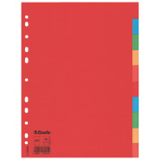 SEPARATOARE INDEX CARTON 10 CULORI ECONOMY ESSELTE SEPARATOARE INDEX CARTON 10 CULORI ECONOMY ESSELTE