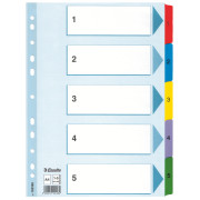 SEPARATOARE INDEX CARTON 1-5 MYLAR ESSELTE