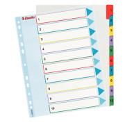 SEPARATOARE INDEX PLASTIC 1-10 REINSCRIPTIBIL ESSELTE SEPARATOARE INDEX PLASTIC 1-10 REINSCRIPTIBIL ESSELTE