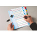 SEPARATOARE INDEX PLASTIC 1-12 REINSCRIPTIBIL ESSELTE