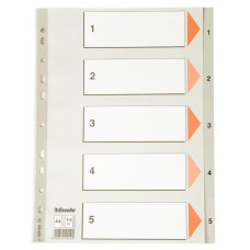SEPARATOARE INDEX PLASTIC 1-5 ESSELTE
