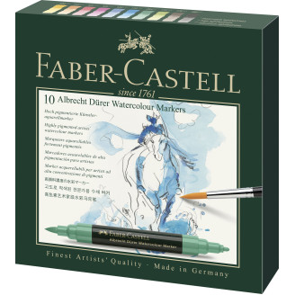 SET 10 MARKERE SOLUBILE A.DURER FABER-CASTELL SET 10 MARKERE SOLUBILE A.DURER FABER-CASTELL