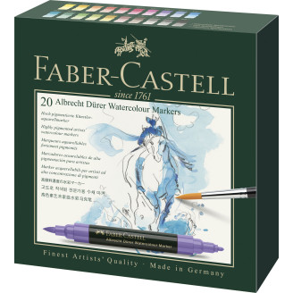 SET 20 MARKERE SOLUBILE A.DURER FABER-CASTELL SET 20 MARKERE SOLUBILE A.DURER FABER-CASTELL
