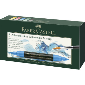 SET 5 MARKERE SOLUBILE A.DURER FABER-CASTELL
