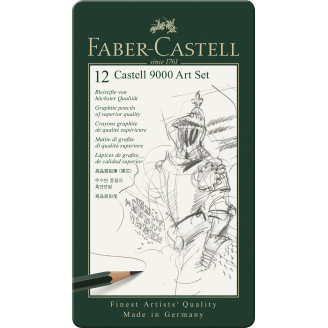 SET ARTA 12 BUC CREION GRAFIT CASTELL 9000 FABER-CASTELL