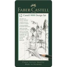 SET DESIGN 12 BUC CREION GRAFIT CASTELL 9000 FABER-CASTELL