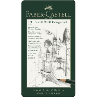 SET DESIGN 12 BUC CREION GRAFIT CASTELL 9000 FABER-CASTELL