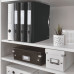 BIBLIORAFT PLASTIFIAT 5CM 180GRADE NEGRU ACTIVE WOW LEITZ