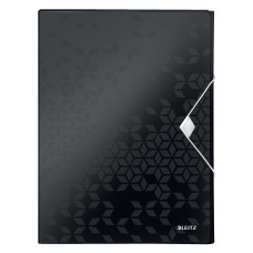 MAPA PLASTIC CU BURDUF 30MM NEGRU WOW LEITZ MAPA PLASTIC CU BURDUF 30MM NEGRU WOW LEITZ