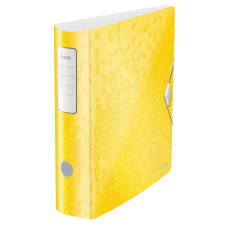 BIBLIORAFT PLASTIFIAT 8.2 CM 180GRADE GALBEN ACTIVE WOW LEITZ BIBLIORAFT PLASTIFIAT 8.2 CM 180GRADE GALBEN ACTIVE WOW LEITZ