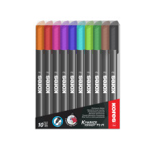 MARKER PERMANENT SET 10 1MM KORES MARKER PERMANENT SET 10 1MM KORES