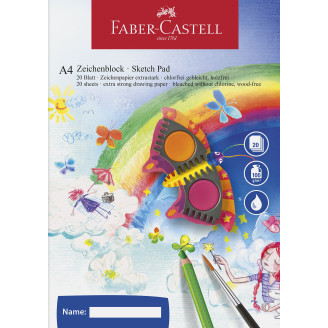 BLOC DESEN A4 20 FILE 100G/MP FABER-CASTELL BLOC DESEN A4 20 FILE 100G/MP FABER-CASTELL