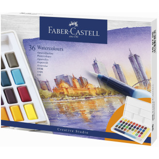 ACUARELE 36 CULORI CREATIVE STUDIO FABER-CASTELL