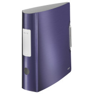 BIBLIORAFT PLASTIFIAT 7.5CM 180GRADE ALBASTRU-VIOLET STYLE LEITZ