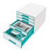 CABINET 5 SERTARE ALB/TURCOAZ WOW LEITZ CABINET 5 SERTARE ALB/TURCOAZ WOW LEITZ