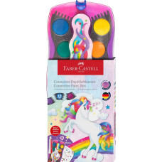ACUARELE 12 CULORI CONNECTOR UNICORNI 2025 FABER-CASTELL
