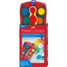 ACUARELE 24 CULORI ROSII CONNECTOR FABER-CASTELL ACUARELE 24 CULORI ROSII CONNECTOR FABER-CASTELL