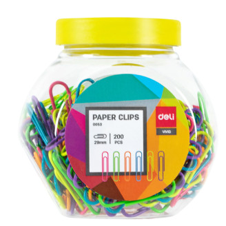 AGRAFE METAL 29MM COLOR 200 BUC BORCAN PLASTIC DELI